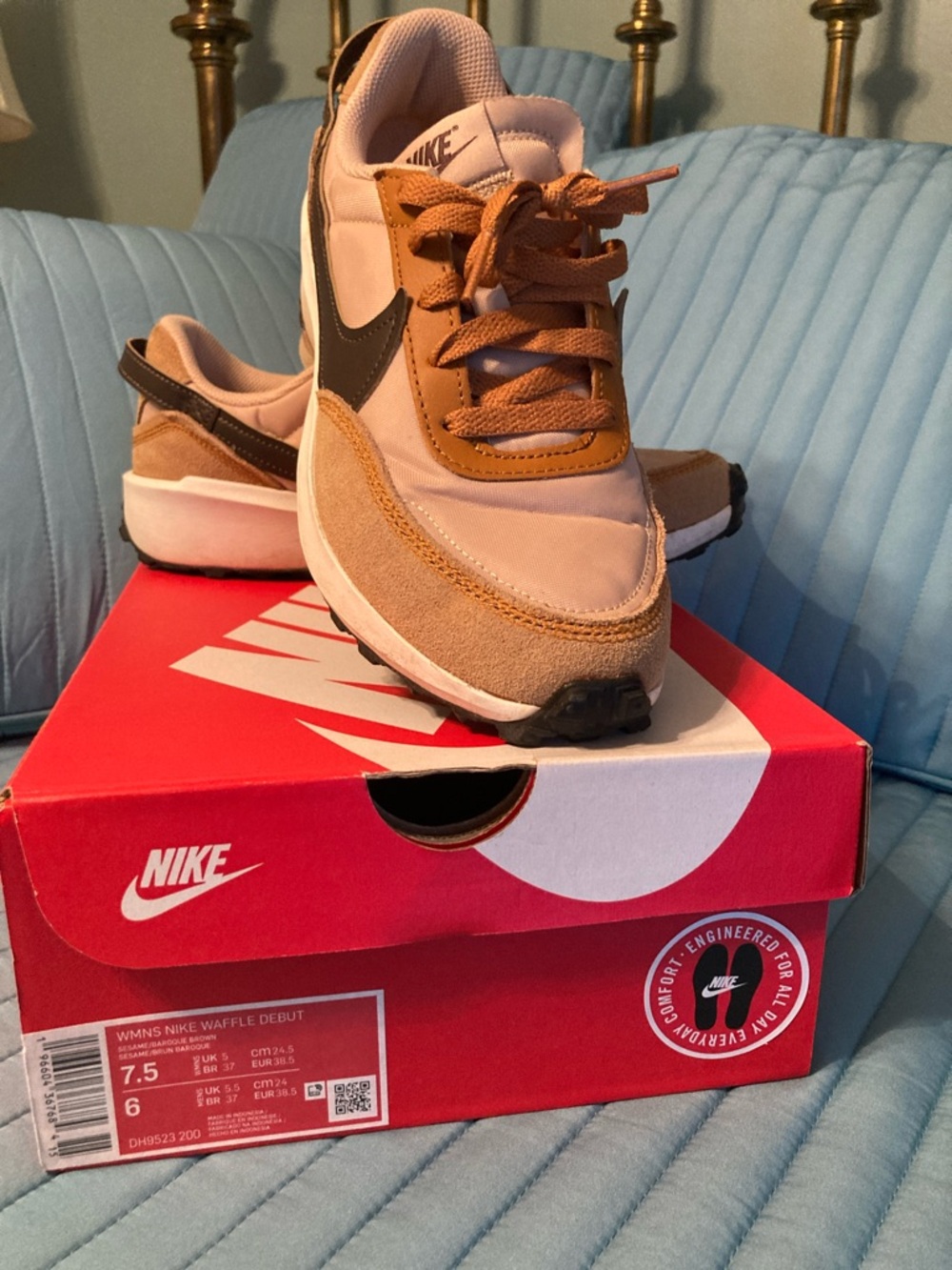 Nike Women's Waffle Debut Sneakers - shades of brown